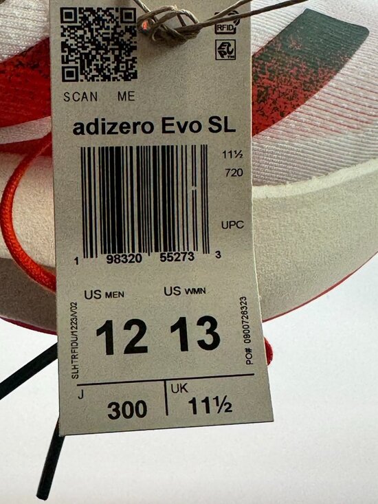 Adidas Adizero Evo SL x NCAA \'Miami\' JQ2148 size 12 main image 9